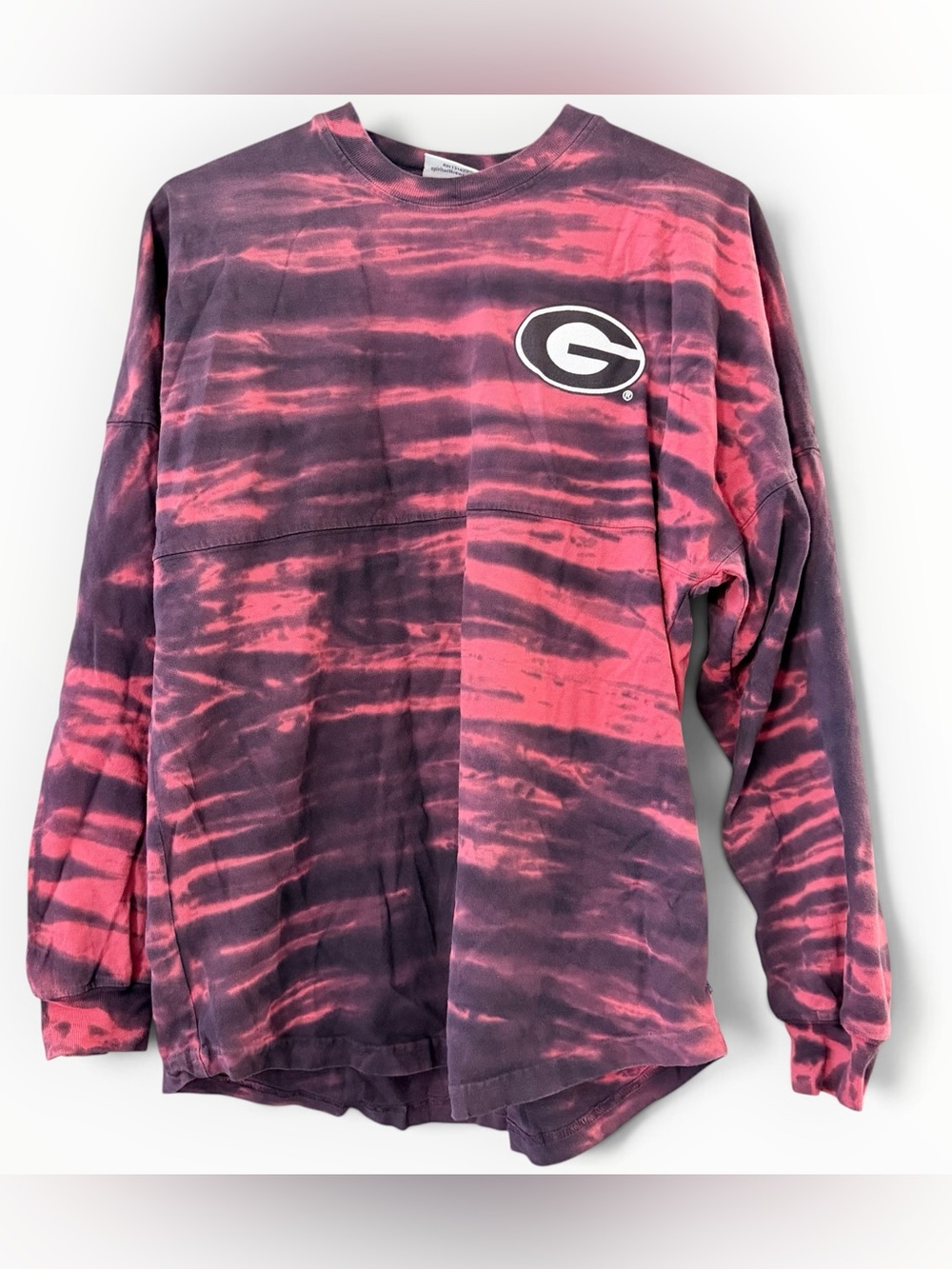 Spirit Jersey Women’s Small Jersey Purple Magenta Tie Dye Georgia Bulldogs